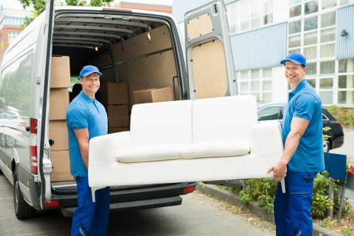 Furniture pick-up service handling bulky items in a Shepherds Bush home