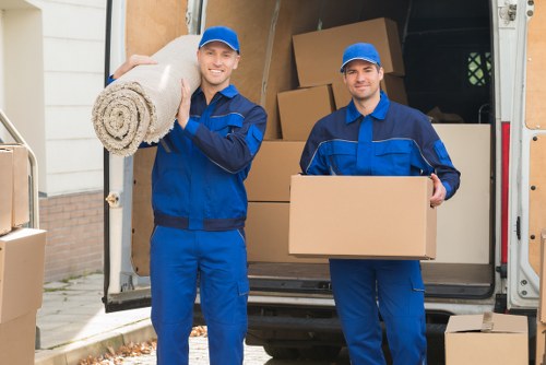 Customer complaint being recorded for a man with van service