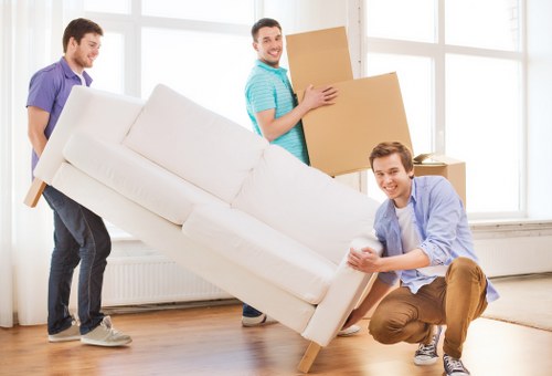 Packing boxes and moving supplies for a local Shepherds Bush property