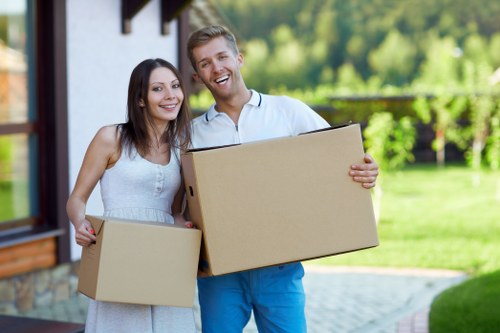 Essentials box and moving preparation for a house removal