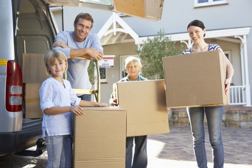 A selection of sturdy boxes and packing materials for home or office use