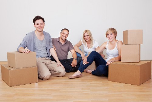Packing and loading service for a home move in West London